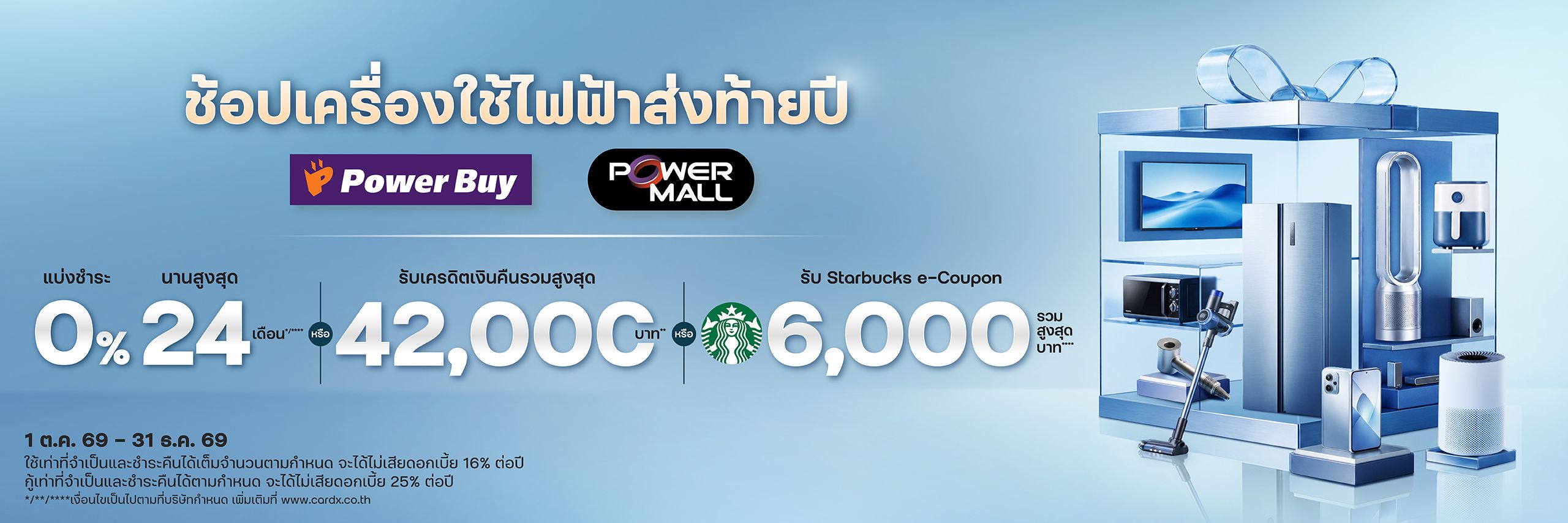 ช้อปเครื่องใช้ไฟฟ้าส่งท้ายปี ที่ Power Buy และ Power Mall