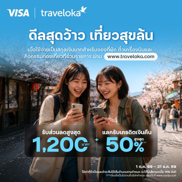Traveloka จองที่พัก ตั๋วเครื่องบิน และกิจกรรมท่องเที่ยวทั่วโลก